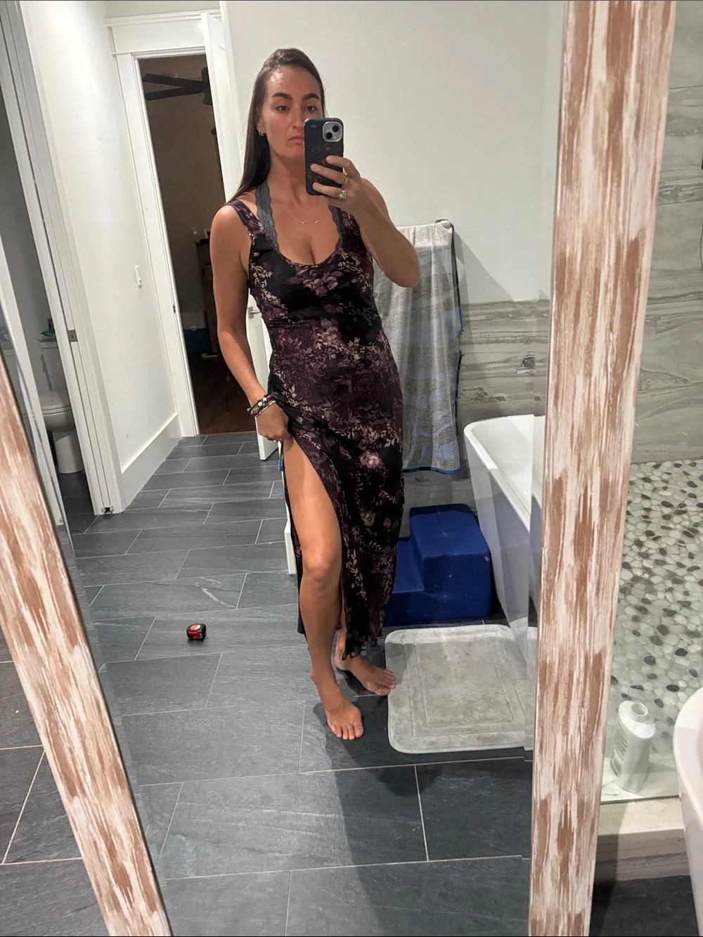 NWOT Free People Intimately Worth The Wait Bias Slip Dress